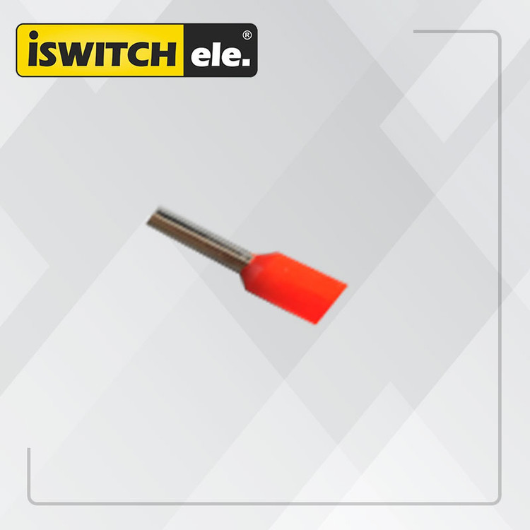 وایرشو روکشدار سایز 1 قرمز E1008 بسته 100 تایی برند ISWICH