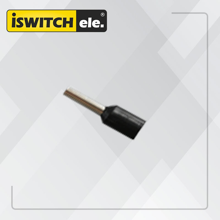 وایرشو روکشدار سایز 1/5 مشکی E1508 بسته 100 تایی برند ISWICH