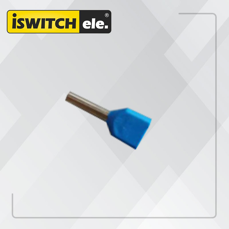 وایرشو دوبل روکشدار سایز 0/75 ابی TE7508 بسته 100 تایی برند ISWICH