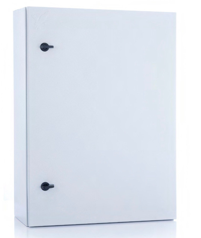 تابلو برق دیواری فلزی روکار طرح ریتال ضخامت ورق 1 و ابعاد WHD 60*80*22