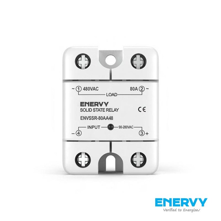 رله حالت جامد تک فاز 80 آمپر 480 ولت DA برند ENERVY